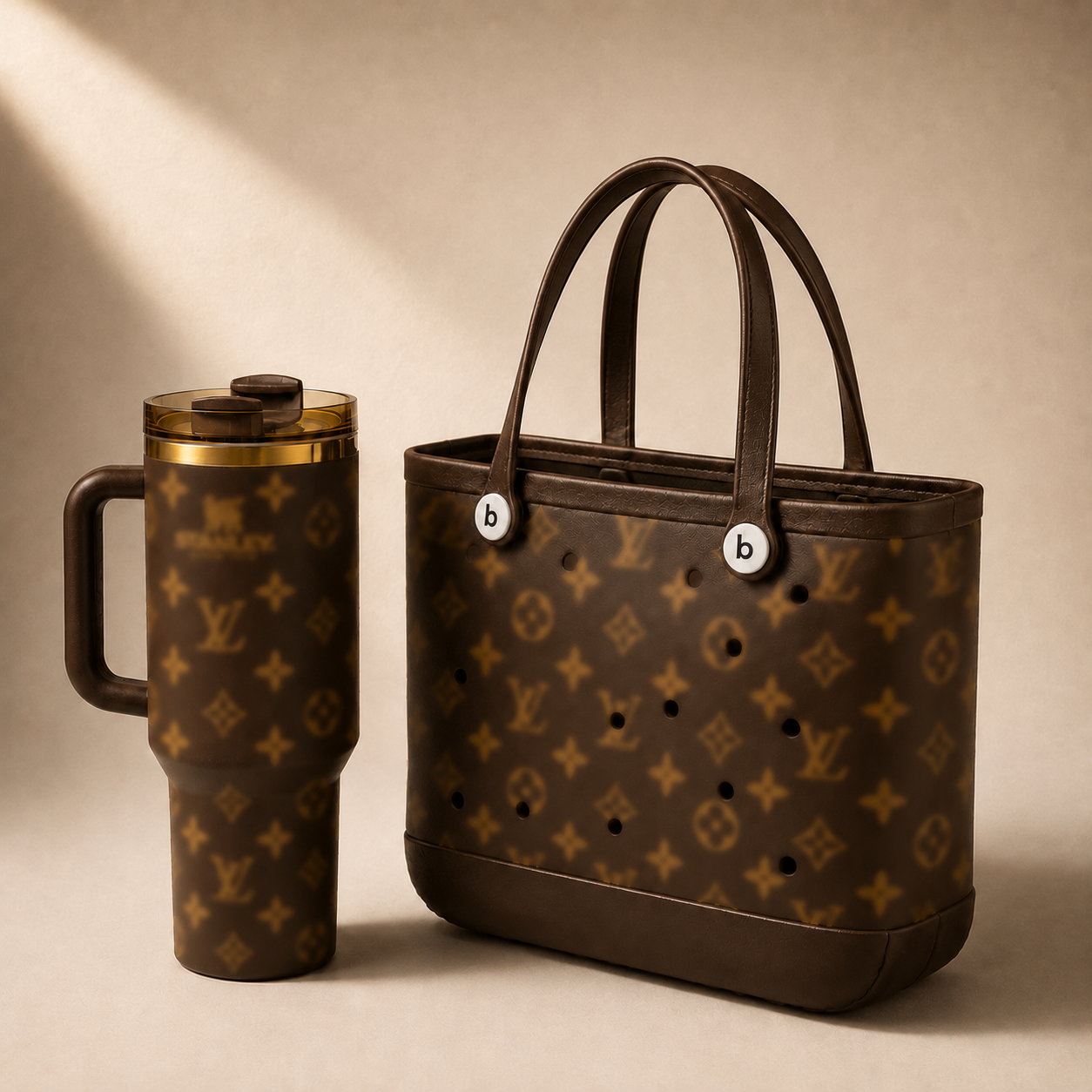 Premium Waterproof Tote Bag + FREE 40oz Tumbler