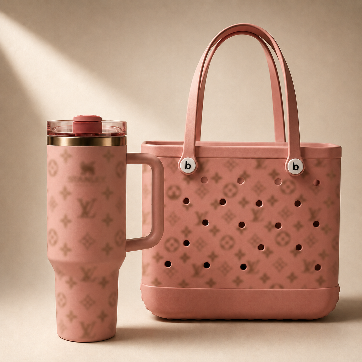 Premium Waterproof Tote Bag + FREE 40oz Tumbler