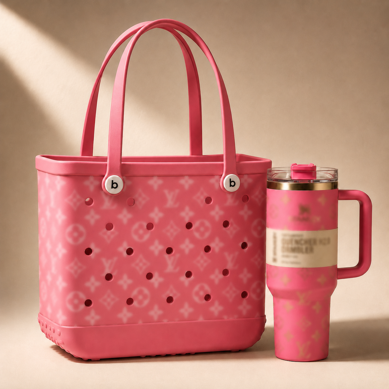 Premium Waterproof Tote Bag + FREE 40oz Tumbler