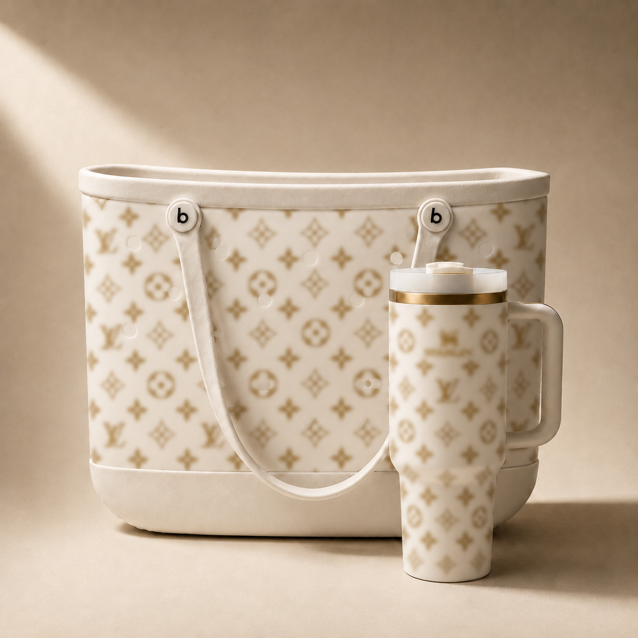 Premium Waterproof Tote Bag + FREE 40oz Tumbler