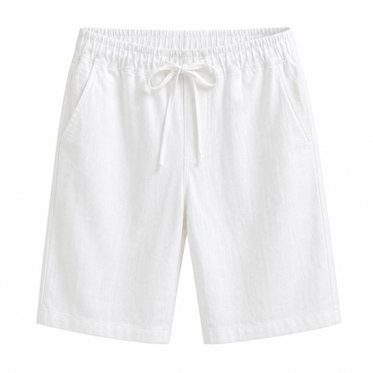 Men's Linen Blend Drawstring Shorts Relaxed Fit
