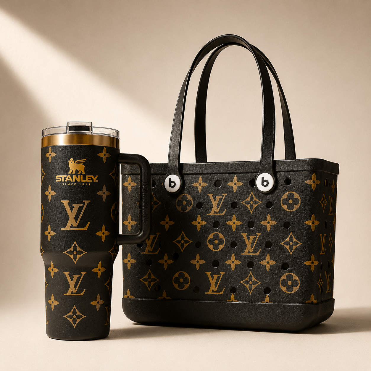 Premium Waterproof Tote Bag + FREE 40oz Tumbler