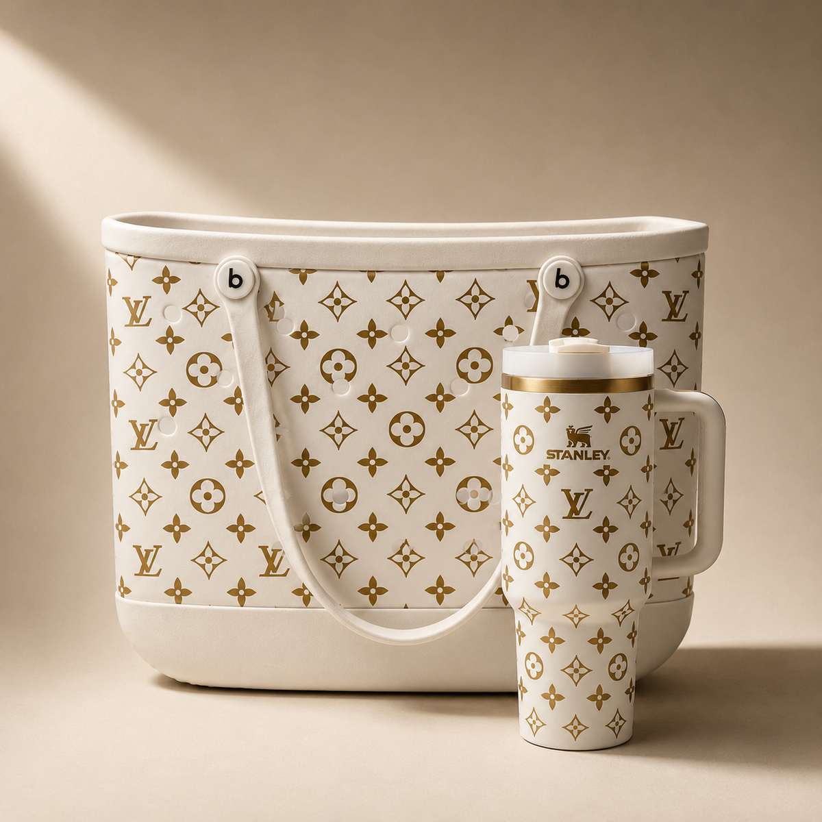 Premium Waterproof Tote Bag + FREE 40oz Tumbler