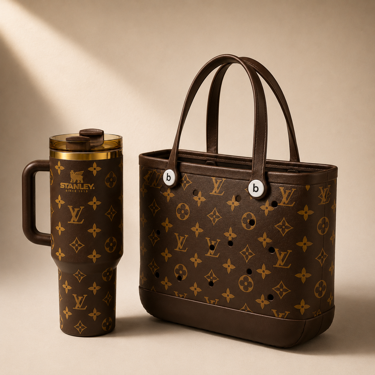 Premium Waterproof Tote Bag + FREE 40oz Tumbler