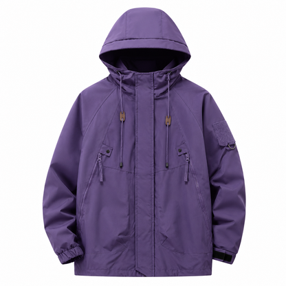ShadowPeak Men's Waterproof Hooded Outdoor Jacket
