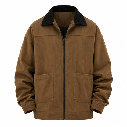 Oakridge Men's Corduroy Zip Jacket