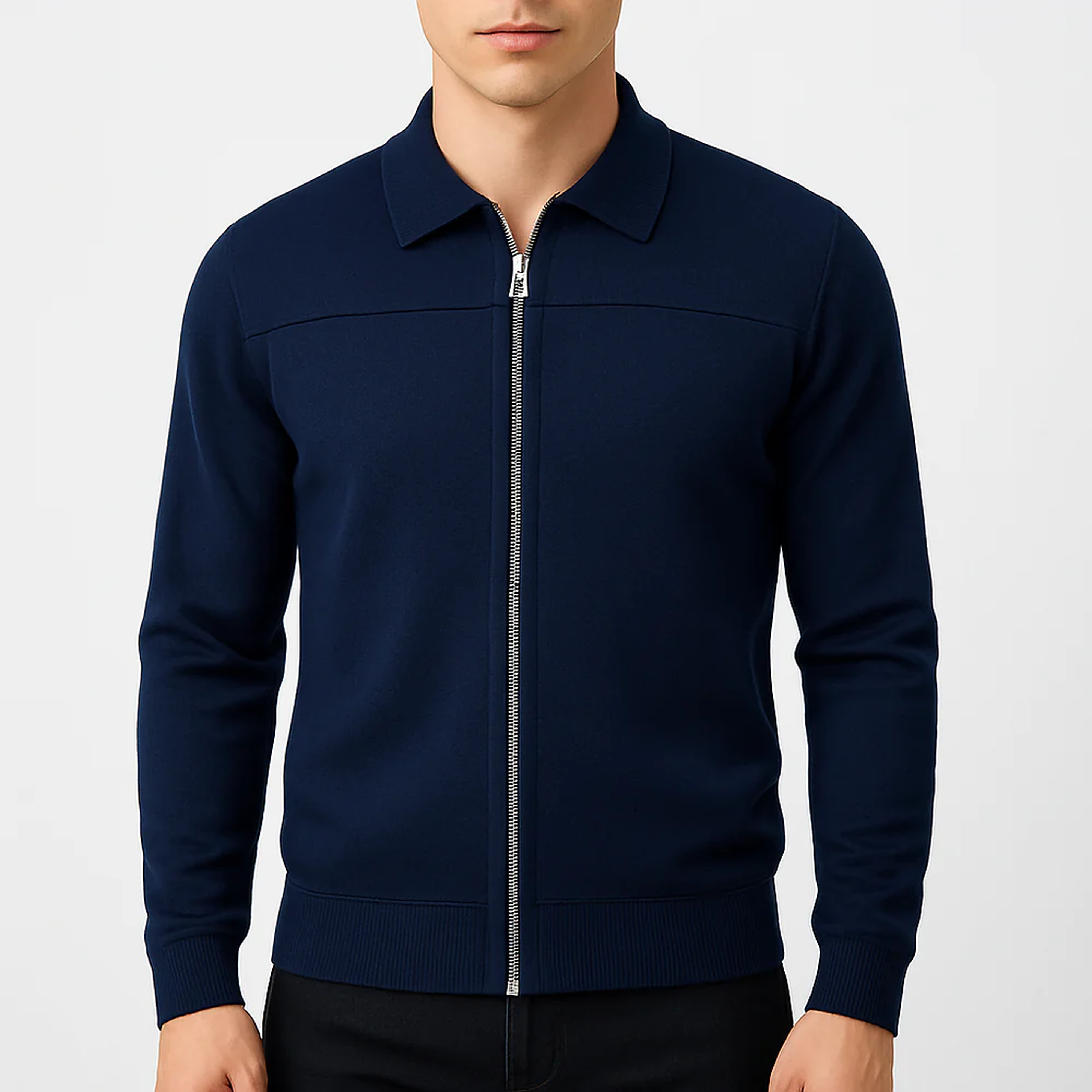 Outlet Langford Cotton Zip Bomber